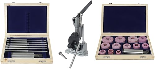 RAHISH TOOLS Sioux (1116 pulgadas) 12 piezas de piedras para asiento de válvula y 6 piezas pilotos con soporte de piedra para aparador