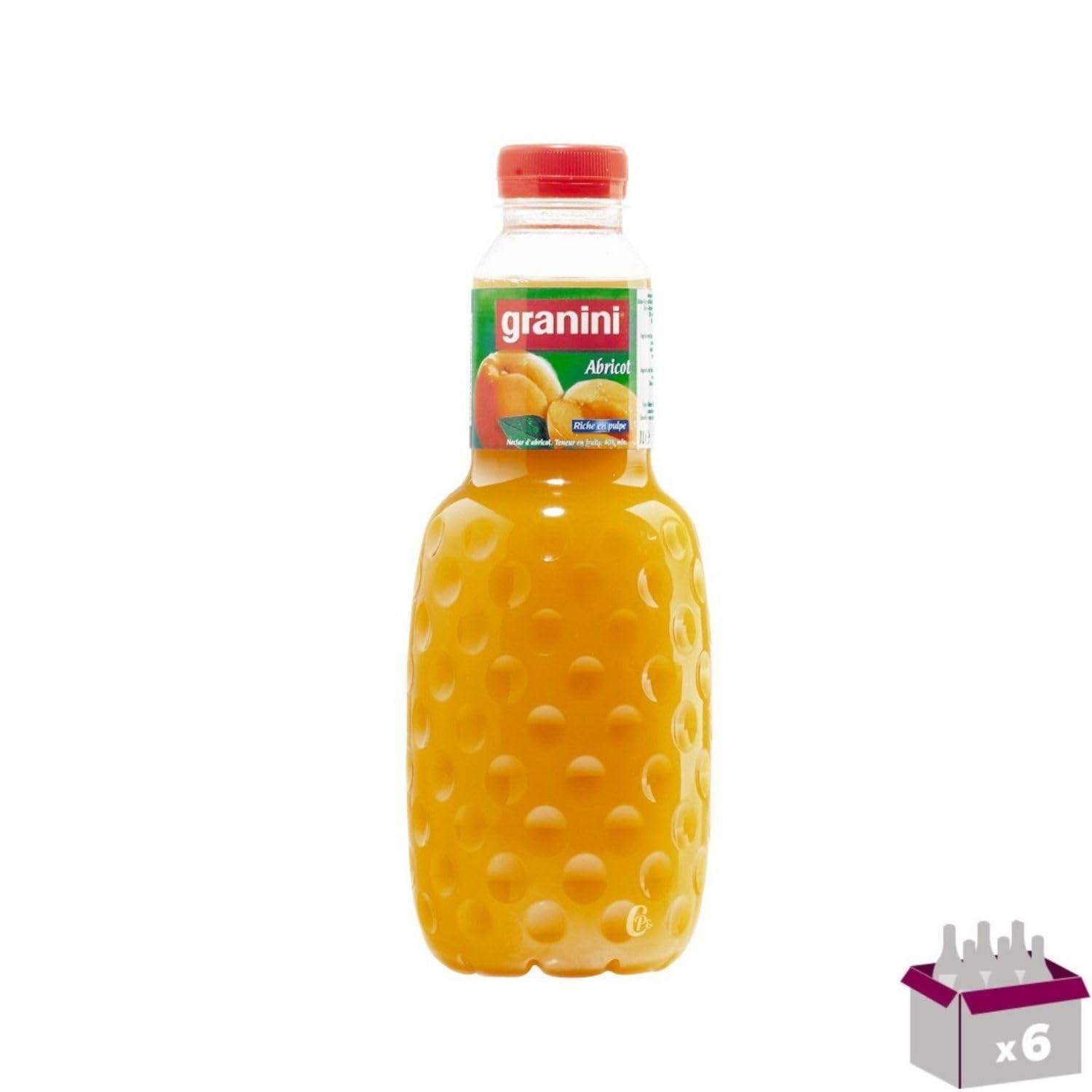 Granini – néctar albaricoque – 6 x 1 l