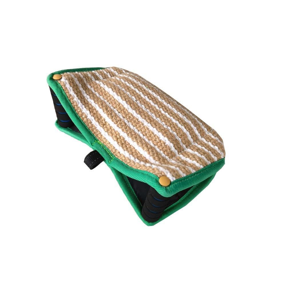 Cojín de mordedura para perros, 33 x 23 x 13 cm, protección para brazos, mangas para mordeduras, cojín para mordeduras para perros, juguete para entrenamiento de perros, manga para cachorros