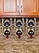 Sorbus Wine Rack Under Cabinet Double Bottle Wine Holder