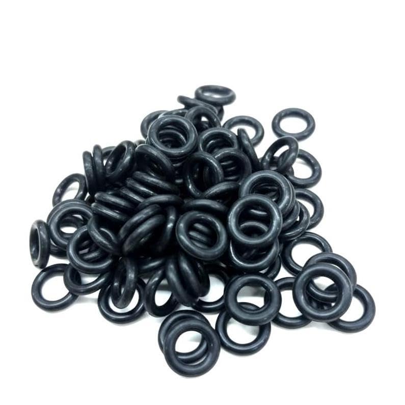 Kesaria NBR Rubber O-Ring Set, Black, 5mm × 1.75mm, High-Pressure Washer Hose Seals for Leak-Proof Performance, Pack of 20 Pcs
