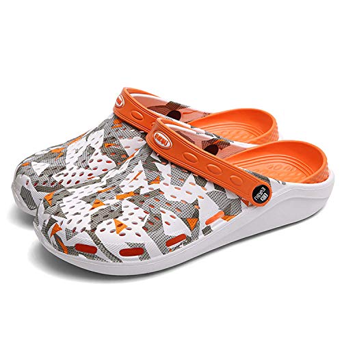 Image of CERYTHRINA Mens Womens Garden Clogs Summer Sandals Lightweight Non Slip Walking Sport Shoes Unisex Adults Clog for Pool Beach Yard Kitchen Shower