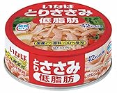 ※【タイムセール】【19%OFF!】1缶あたり104円!いなば 国産とりささみフレーク低脂肪 70g×24缶 2494円!