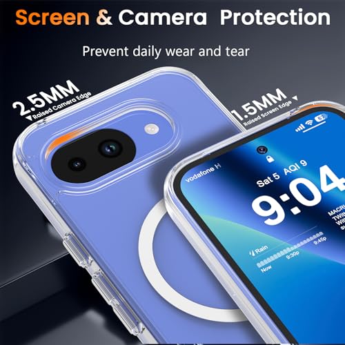 Image of WRJ Magnetic Case for Google Pixel 10a 6.3-Inch,Clear