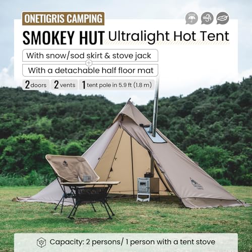 Carpa Tipi Unisex Ultraligera 4 Estaciones para 2 Personas miniatura 2