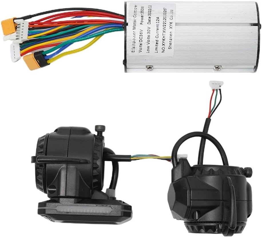 5.5in 6.5in Electric Scooter Controller LCD Monitor Brake Set, 24/36V Scooter Accessories Display Screen Brake Controller Kit(36V)