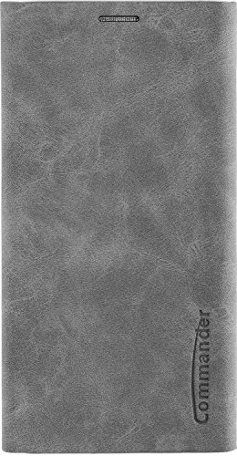 Preisvergleich Produktbild Peter Jäckel 16686 Handytasche Bookstyle grau