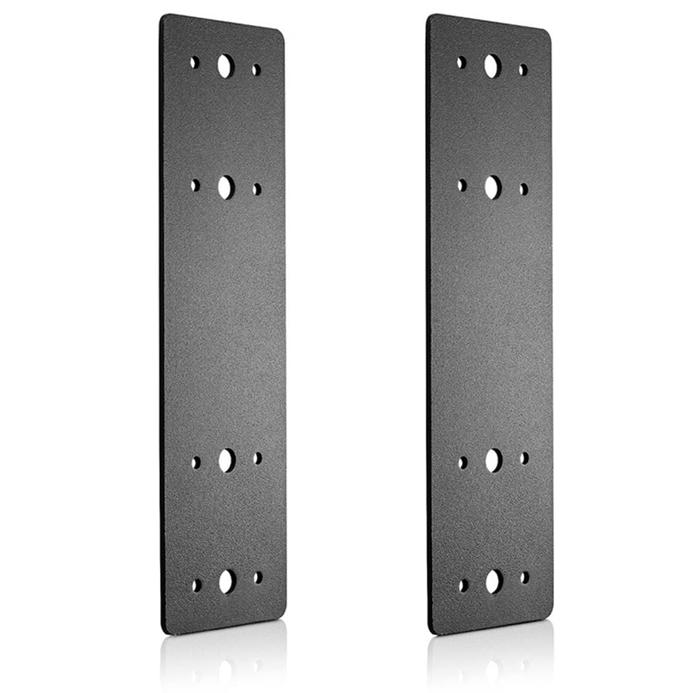 Rersduyt Post to Beam Connectors Straight Steel Flat Plate Mending Plate I Shape Bracket Coated I Strap 2PCS