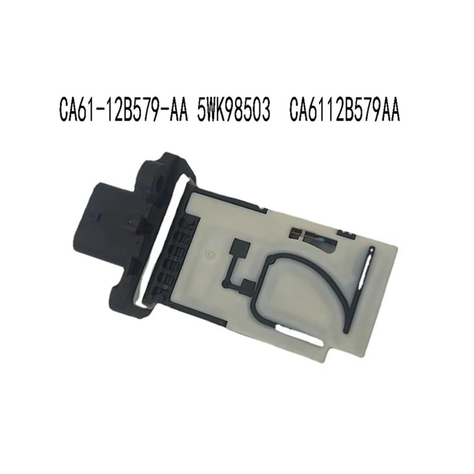 MAF Sensor CA61-12B579-AA 5WK98503 Medidor Flujo Másico Aire para Ford Fiesta VII para Mondeo V Transit 1,5 2,0 Tdci CA6112B579AA Sensor Medidor Flujo Aire Masivo