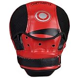 YOUSHANG Boxeo Entrenamiento Manoplas Boxeo Rojo Negro Strike Pads Son duraderos Patas de Oso para Boxeo Mitones de Enfoque Punch Pads Muay Thai Taekwondo Sanda Fight Training