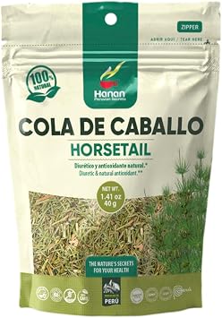 Hanan Horsetail Herb Leaves 1.4oz - Cola de Caballo Hierba 40g Natural Dried Horsetail Tea/te de cola de Caballo hierba - AKA Shavegrass, Snake Grass, Equisetum, Puzzlegrass, Equisetum arvense