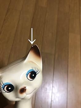 Amazon.co.jp: シャム猫 陶器製置物 ペア 特大 : ホーム＆キッチン