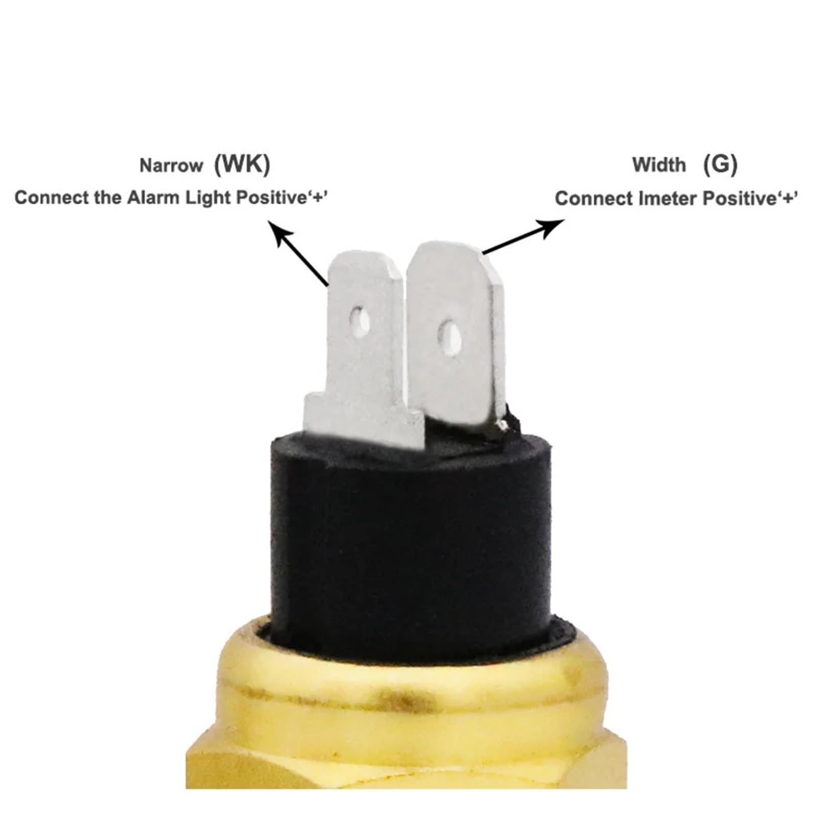 Sensor de temperatura del refrigerante de agua M16x1.5 (1 unidad)(5 8-18 UNF 15.875mm)