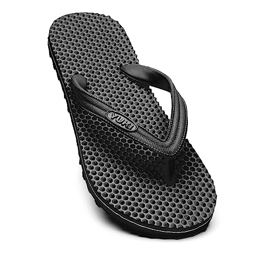 Image of YUKI Men and Women Slipper Accupressure Flip Flops Hawai Chappal for Home Daily Use