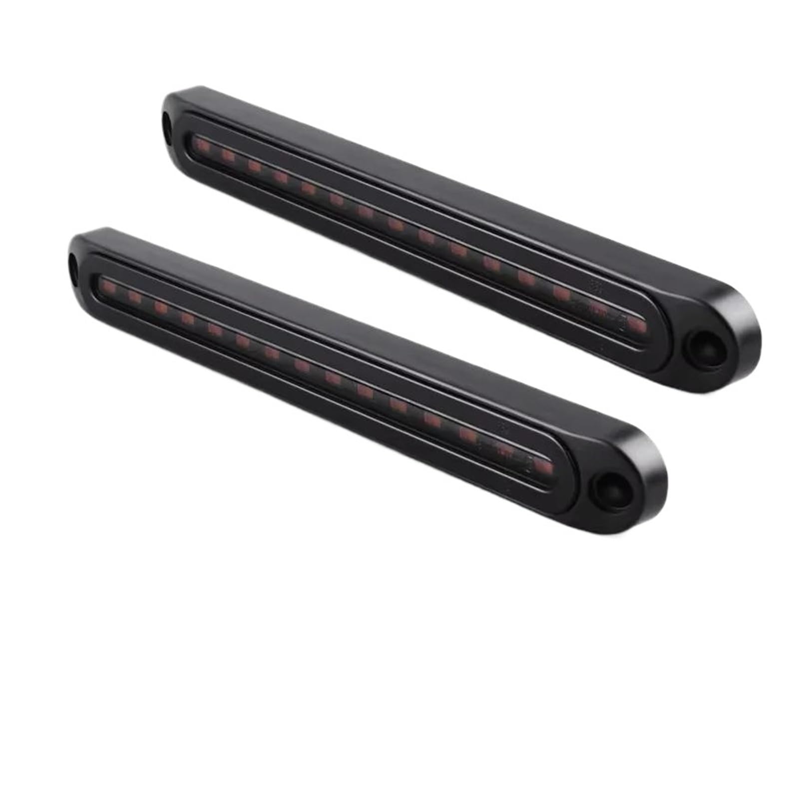 Generico Freccia Laterale 15 LED Fanale Posteriore Per Rimorchio Barra Di Arresto Freno Indicatori A Striscia Lente Affumicata Pick-up Per Camion CAMPER UTV Indicatore Laterale