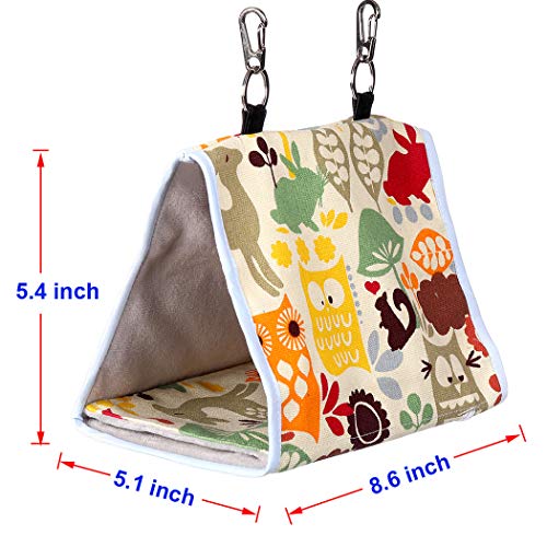 Image of Kintor Bird Nest Snuggle Hut Tent, Hanging Cave for Small Medium Parrot