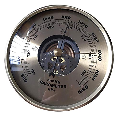 Misppro Wall Mounted Barometer 4.25Inch Round Dial Air Weather #TOP5