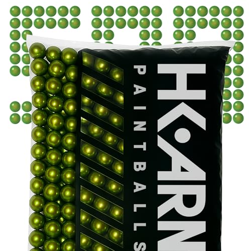HK Army Scented Paintballs Watermelon Blast 500 Count | Level 3 Premier Grade .68 Caliber with Metallic Blue Shell & Bright Pink Fill | High Accuracy Eco-Friendly Paintball for All Conditions