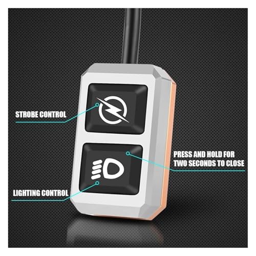 Foco para motocross de alta intensidad con lámpara cabeza flash 12V 24V 4