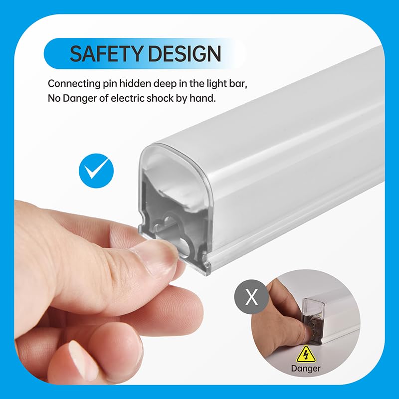 Updated Bigger Size Hexagon LED Garage Light with Rectangle Frame, 30,240LM Ultra-Bright, 5 Hex Grid Design - Ideal for Garage, Warehouse, Workshop, Gym, Basement Lighting