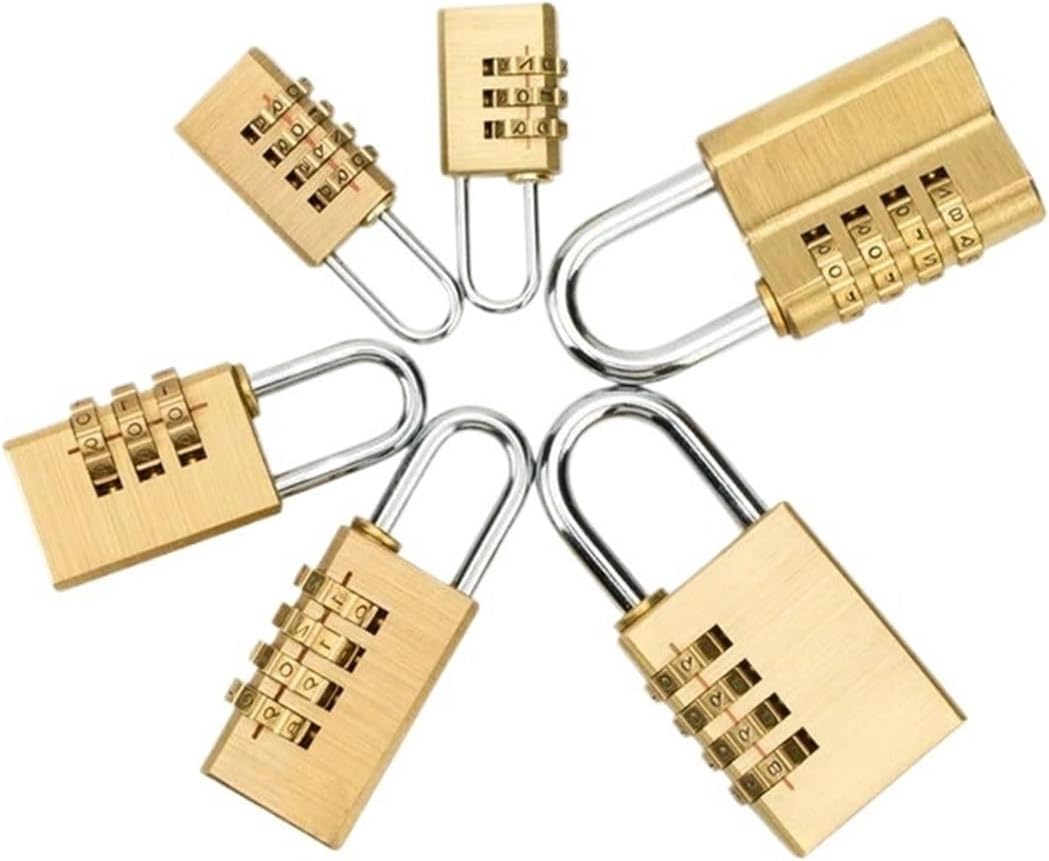 Solid Security Padlock Password Combination Code Lock for Gym Digital Locker Suitcase Drawer Hardware(AS-3-B-52)