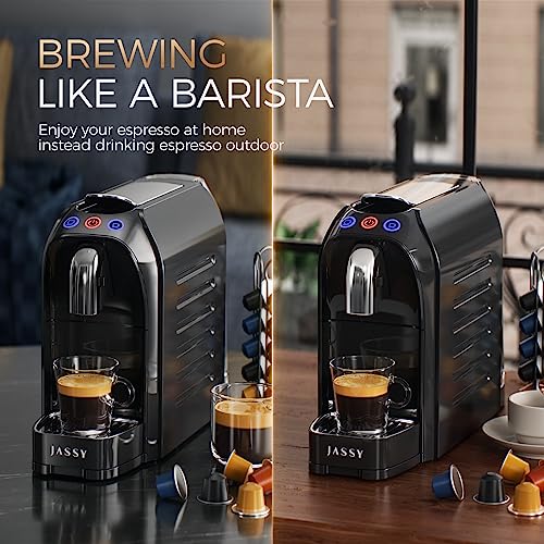 JASSY Small Espresso Coffee Machine 20 Bar Coffee Maker Compatible for NS Original Capsules with One-Touch Brewing Control,1255W(NS Original Capsules) - Image 7