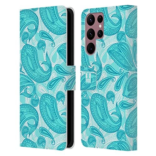 Housse cuir Galaxy S22 Ultra 5G antichoc portefeuille avec fentes pour cartes