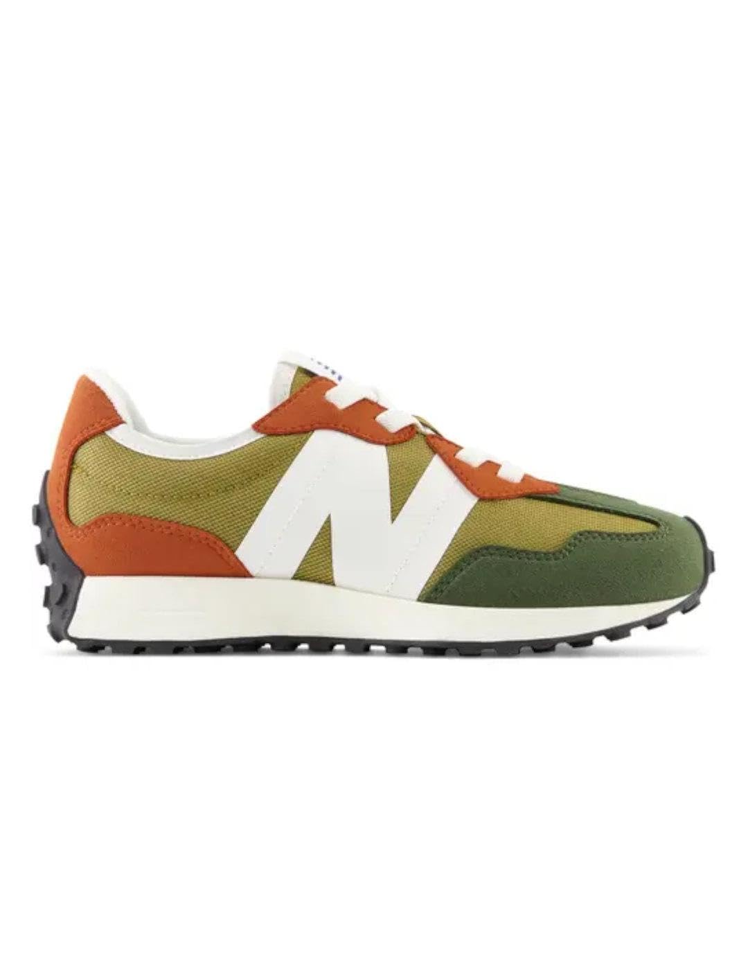 New Balance Zapatilla para Niños 327 Verdes