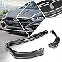 3Pcs CK-Style Carbon Look Front Bumper Lip Chin Splitter Spoiler Compatible with 20-22 Sonata