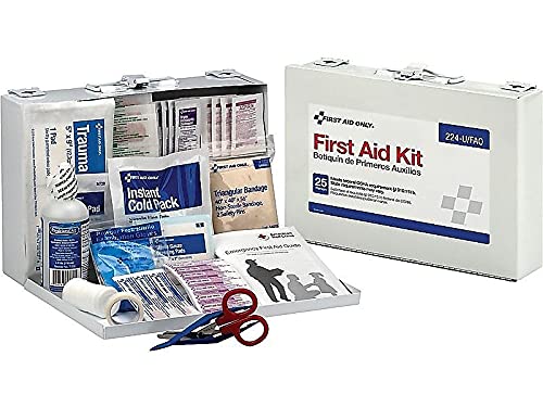First Aid Only 224-U/FAO OSHA-Compliant 25-Person Emergency First Aid Kit for Office, Home Renovation, Job Sites, and Construction Vehicles, 106 Pieces - Thumbnail 6