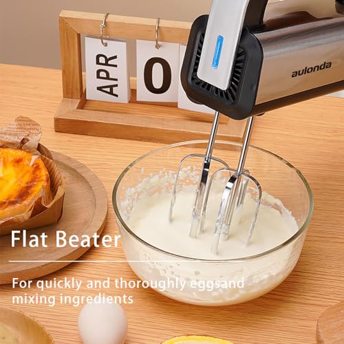 Aulonda Hand Mixer Electric 5 Speed Kitchen Hand Held Mixer with Turbo Boost CX6651 の商品画像 2