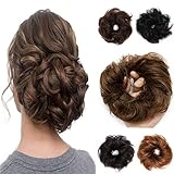 100% Remy Human Hair Up Messy Hair Bun Extension Scrunchie Scrunchy Extensions Hairpiece Do Bun Ponytail Diverse Colors