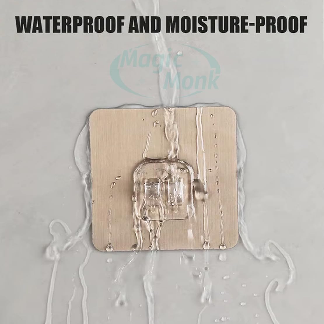 MagicWall Hooks - Adhesive Wall Hooks (Pack of 10) -3