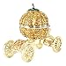 oshhni Carrozza di Zucca Portagioie Ornamento Regali, Cristallo di Strass Decorativo, Espositore per Gioielli Portagioie Scatola portagioie, per Bambini di