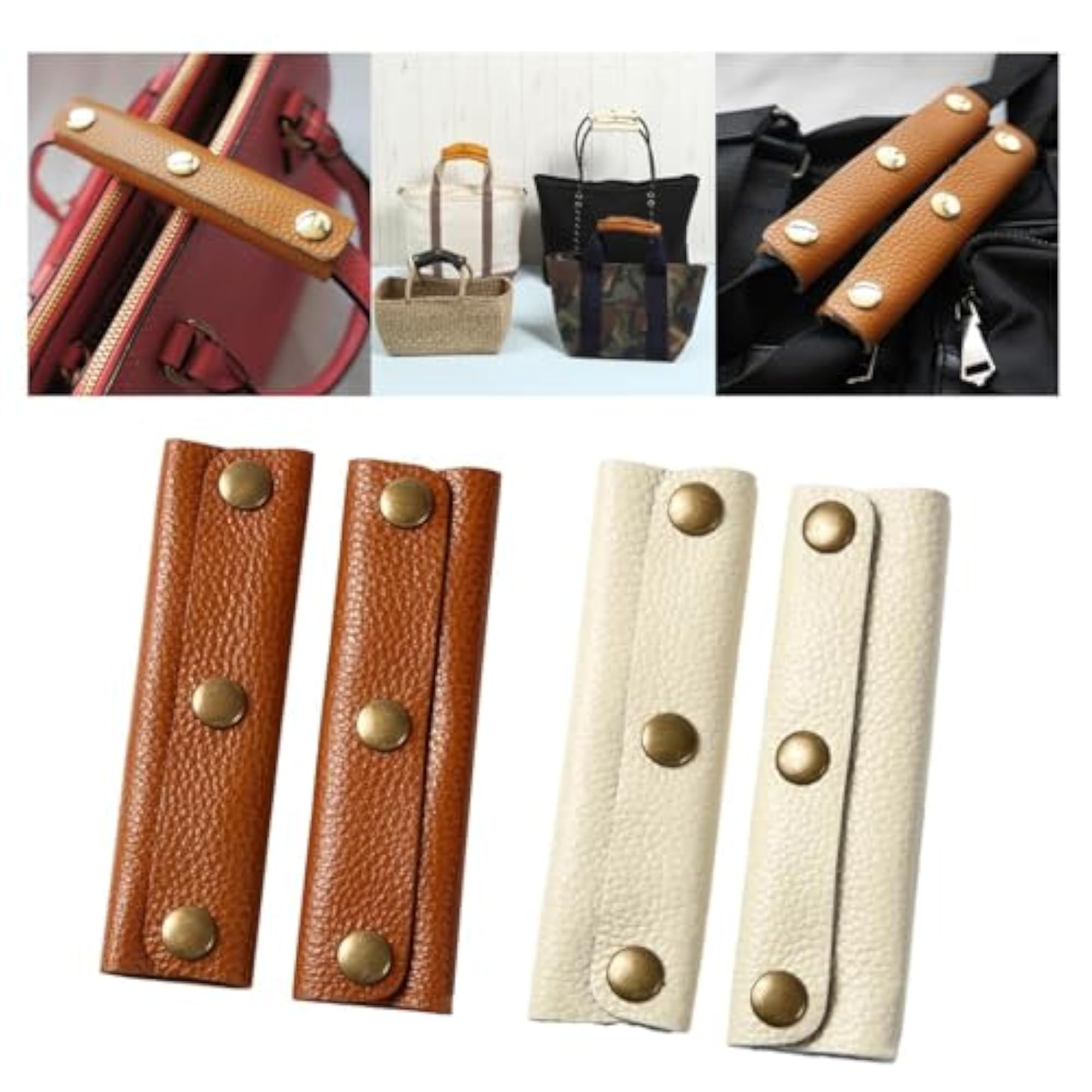 2Pcs Luggage Handle Wraps for Tote Bag & Suitcase