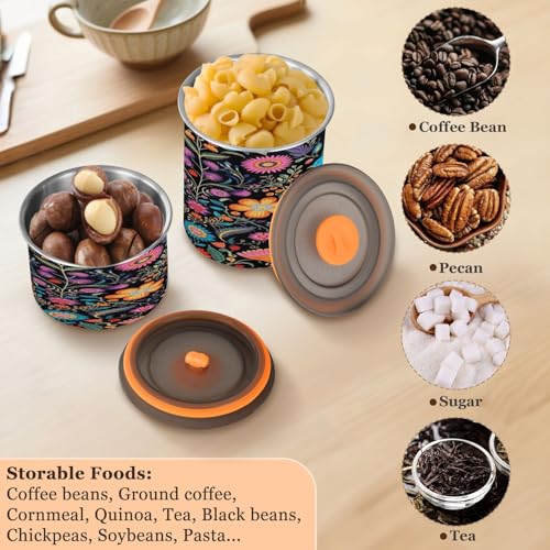 Envase hermético de acero inoxidable para café Blueangle 900ml miniatura 5