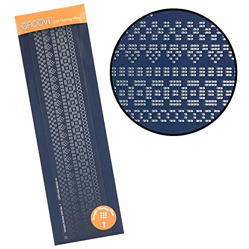 Groovi Border griglia piercing modello piastra