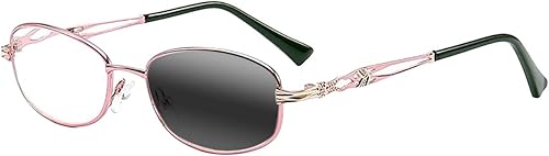 Miniatura 10 de Cristal de lectura de metal de aleación fotocrómica progresiva multifocal multifocal +1.0 1.25 1.50 1.75 +3.0