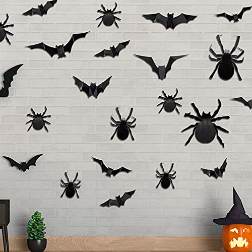 Set di 12 pipistrelli di Halloween - Decorazioni spettrali da appendere