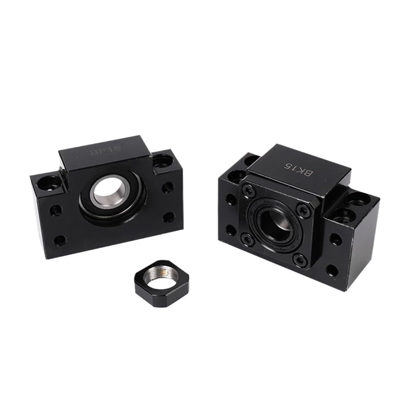 Metal Ball Screw nut end Processing SFU1604 12-57 Ball Screw Length 150-1000mm Screw Nut Holder Plus BK12BF12 Support Seat and Coupling Ball Screw(300mm)