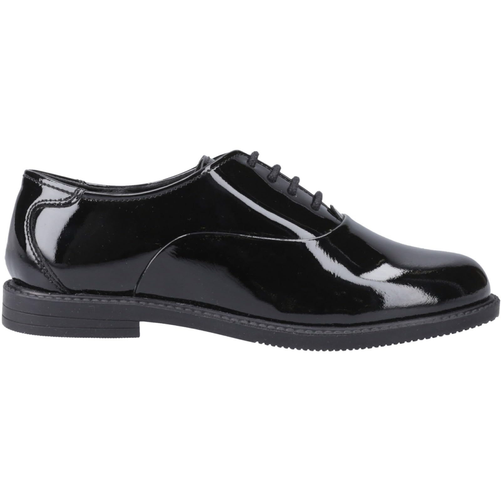 Hush Puppies Nellie Girls Leather Shoes | School Shoes  | Black  | UK Size 6