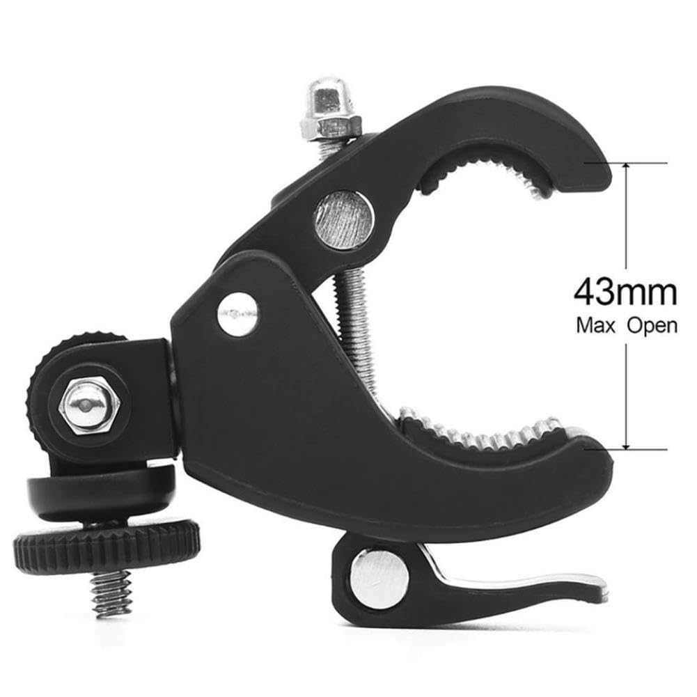 Soporte de Trípode con Abrazadera de Tornillo para Cámara Deportiva Montura de Bicicleta Compatible con Monturas Universales de Cámara