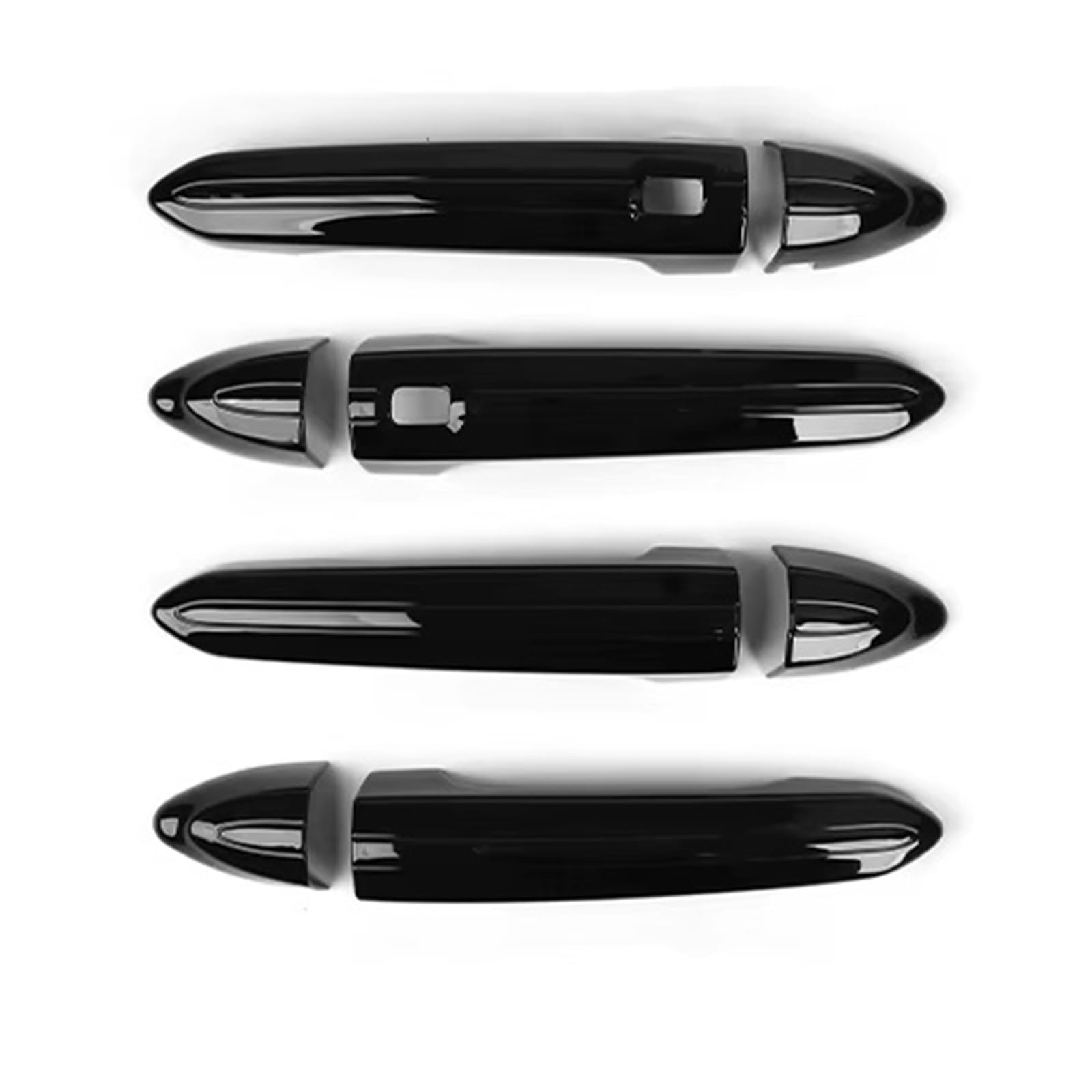 Cfdekoib Black Exterior Door Handle Cover Car Exterior Door Handle Cover Trim Set Compatible With Genesis For G80 For Dh 2015-2020 Car Bowl Cap Cover Trim Plus Accessories
