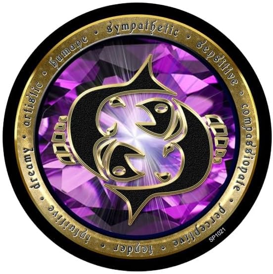 Zodiac Pisces Sticker - Horoscope Astrology Symbol Sign Car Vinyl Decal SP1021
