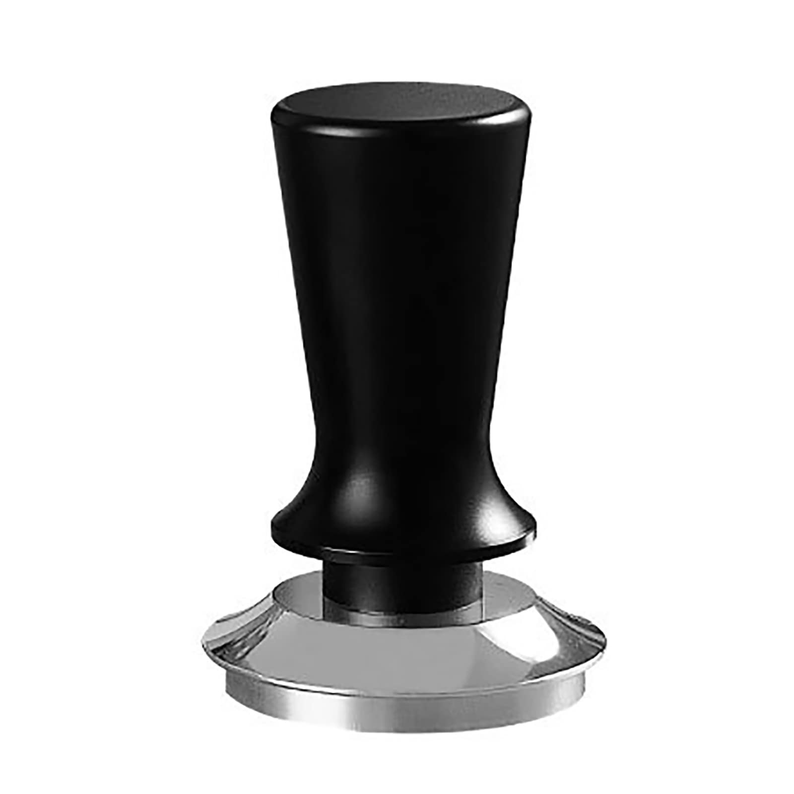 Café Tamper Presiona elástica Café de café primavera presión constante acero inoxidable Espresso Prensador(Schwarz,58mm)