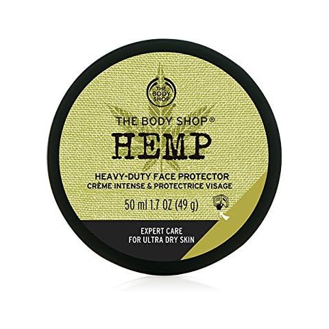 The Body Shop Hemp Face Cream-Hemp Heavy-Duty Face Protector 50ml For VERY DRY SKIN Cover
