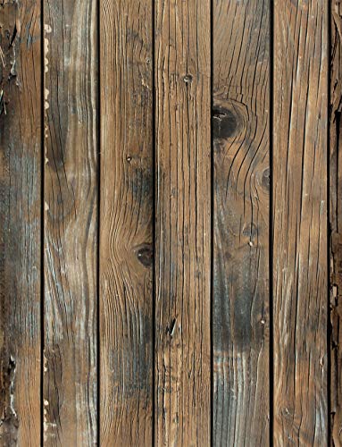 vovoyager Wood Contact Paper 17.71In X 236In Self-Adhesive Wood Wallpaper Peel and Stick Wood Wallpaper Vinyl Waterproof Removable Rustic Wood Wallpaper for Bedroom Shelf Drawer Liner
