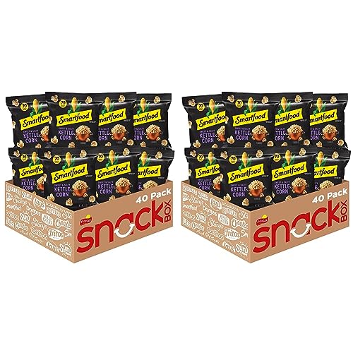 Smartfood Sweet & Salty Kettle Corn Flavored Popcorn, 0.5 Ounce (Pack of 80)