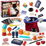 VIANBYE Magic Set - Magic Tricks for Kids 24 in 1 Magician Performance Props Kit with Wand Cards - Kids Toy with Beginner Video Instructions Christmas Birthday Gift for 5 6 7 8 9 10 11 Boys Girls