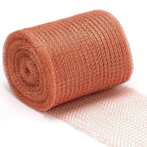 Clôture anti-escargots - Bande de cuivre contre les escargots - 6 m x 12,7 cm - Double couche - Bande de cuivre pour repousser les souris de jardin, les limaces, les oiseaux, les escargots et les